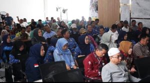 Keterangan Fhoto : Kegiatan sosialosasi kenaikan tarif yang dilakukan oleh PDAM Kotabaru