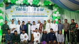 Keterangan Fhoto : Peringatan Maulid Nabi Muhammad di Desa Mulyoharjo