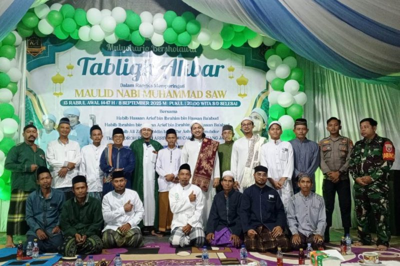 Keterangan Fhoto : Peringatan Maulid Nabi Muhammad di Desa Mulyoharjo