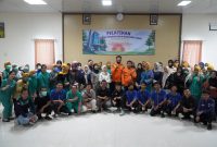 KETERANGAN FOTO : RS Borneo Citra Medika Tanah Laut gelar pelatihan kebencanaan (Sumber : Humas RSBCM)