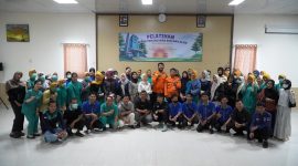 KETERANGAN FOTO : RS Borneo Citra Medika Tanah Laut gelar pelatihan kebencanaan (Sumber : Humas RSBCM)