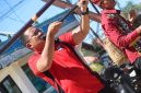 KETERANGAN FOTO : Polres Balanga gelar lomba menyumpit sebagai pelestarian budaya lokal masyarakat. (Sumber Foto : Humas Polres Balangan)
