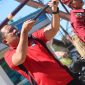 KETERANGAN FOTO : Polres Balanga gelar lomba menyumpit sebagai pelestarian budaya lokal masyarakat. (Sumber Foto : Humas Polres Balangan)