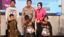 KETERANGAN FOTO : Polres Balangan gelar bakti kesehatan di Hari Bhayangkara ke-80. (Sumber Foto : Humas Polres Balangan)