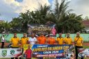 KETERANGAN FOTO : Peringati Hari Bhayangkara ke 80, Polres Balangan gelar pertandingan mini soccer. (Sumber Foto : Humas Polres Balangan)