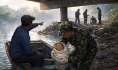 Tangis dari Bawah Jembatan Besi Angsau!! Bayi Perempuan Ditemukan Terbungkus Plastik, Polisi Buru Pelaku